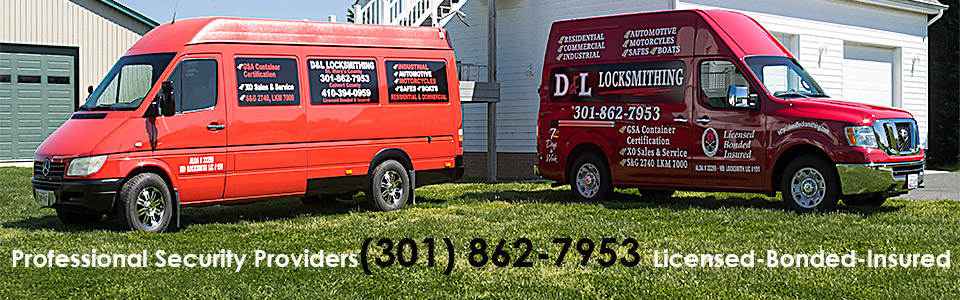 D&L Locksmithing Mobile Vans
